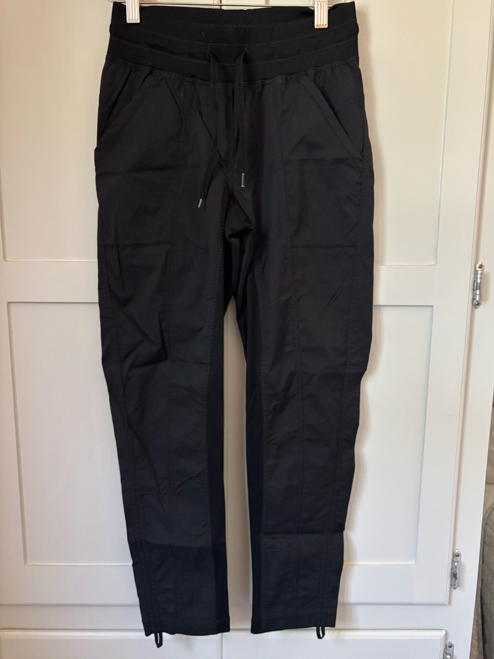 CRZ YOGA Black Jogger Pants with Drawstring